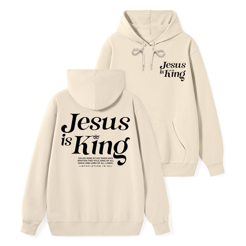 Jesus Is King Classic Christian Hoodie