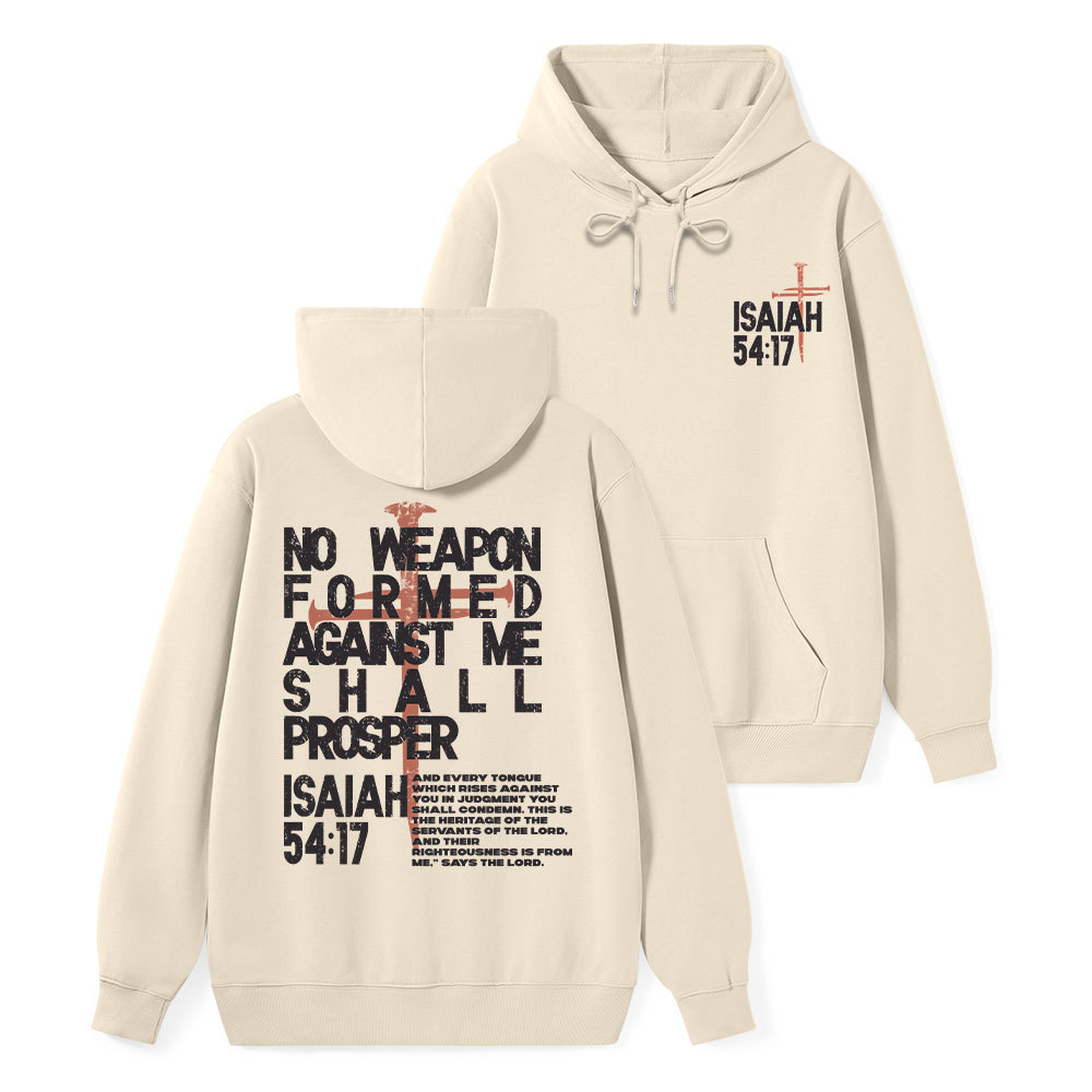 No Weapon Classic Christian Hoodie