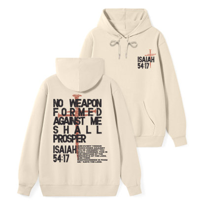 No Weapon Classic Christian Hoodie