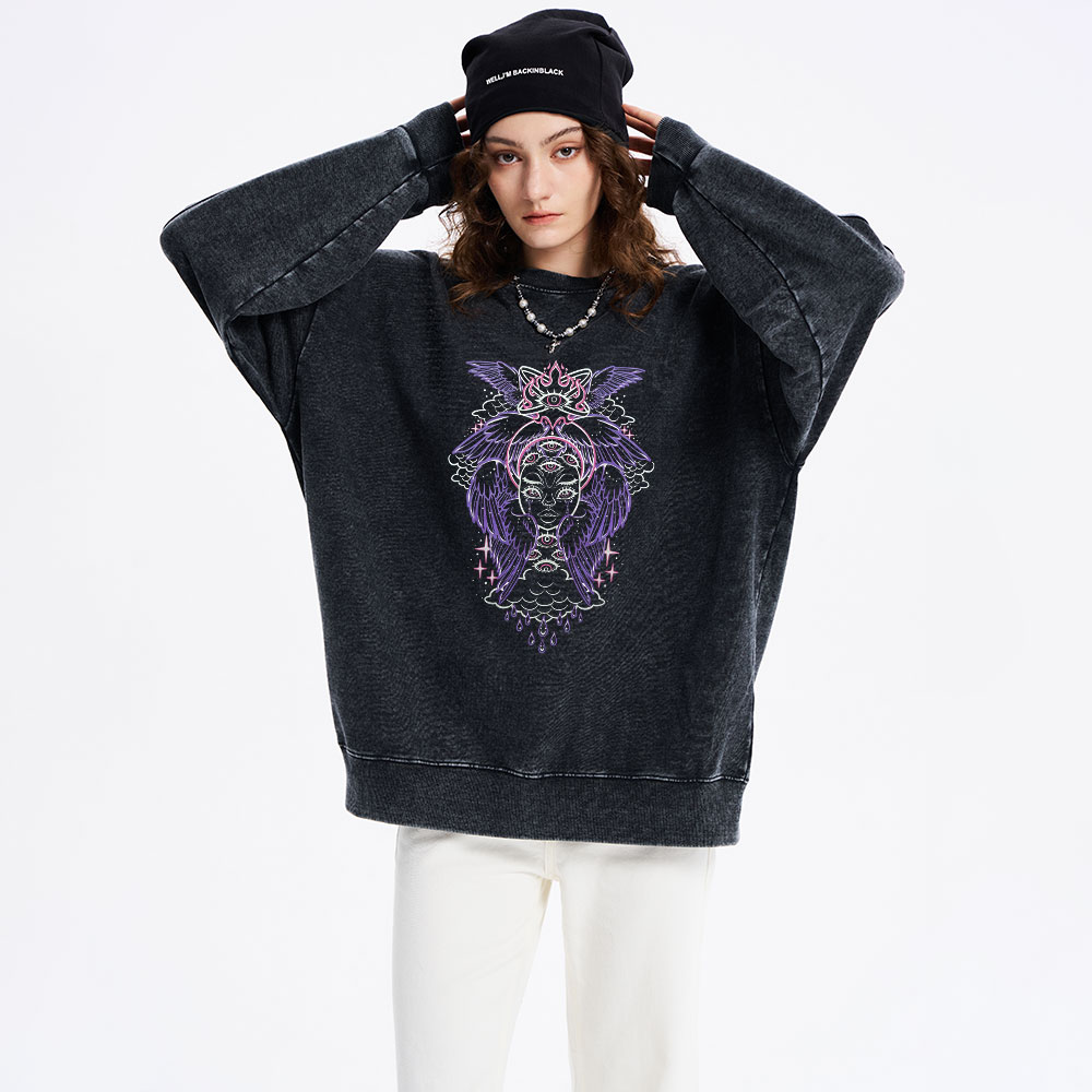 Be Not Afraid Christian Washed Sweatshirt