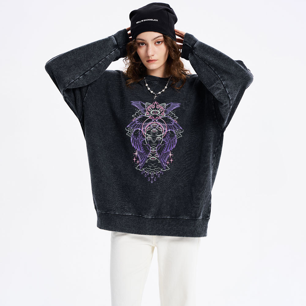 Be Not Afraid Christian Washed Sweatshirt