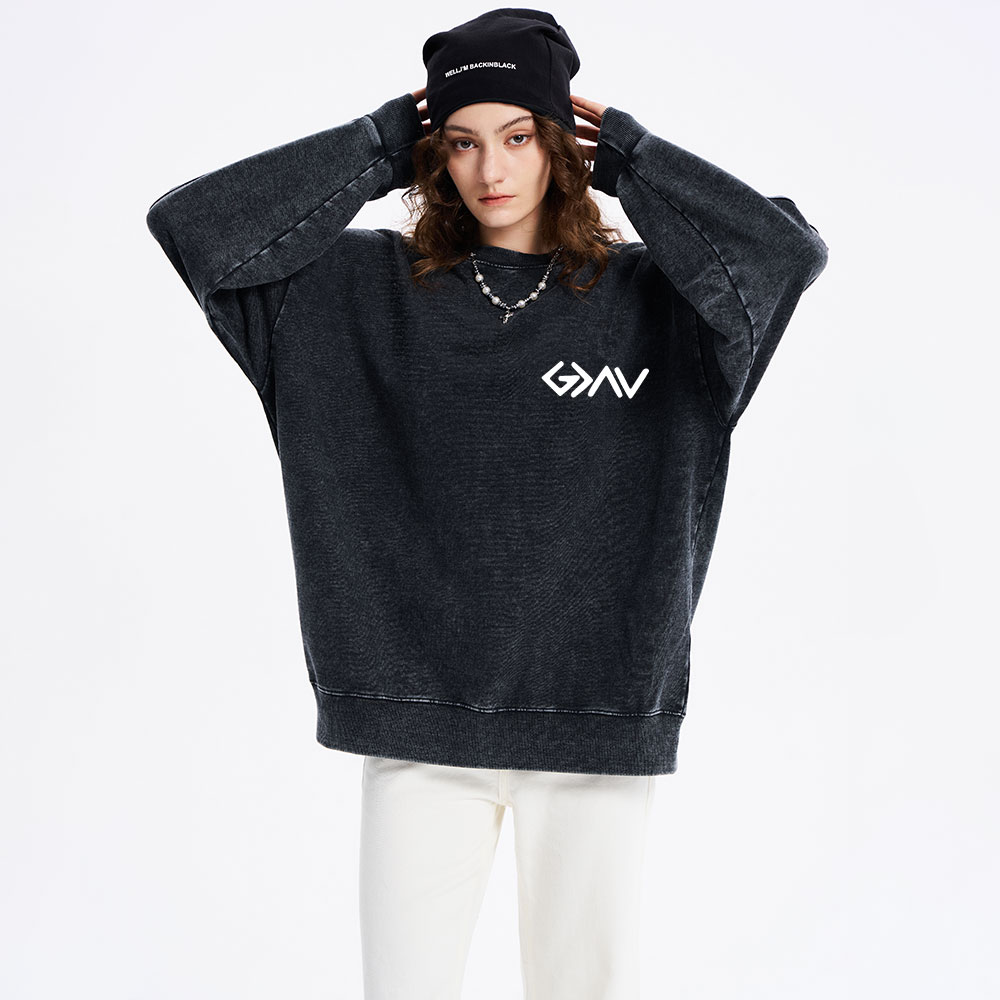 God Is Greater Than The Highs And Lows Christian Washed Sweatshirt