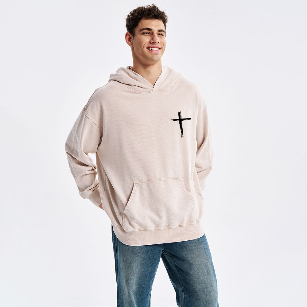 Jesus The Ultimate Deadlifter Christian Washed Hoodie