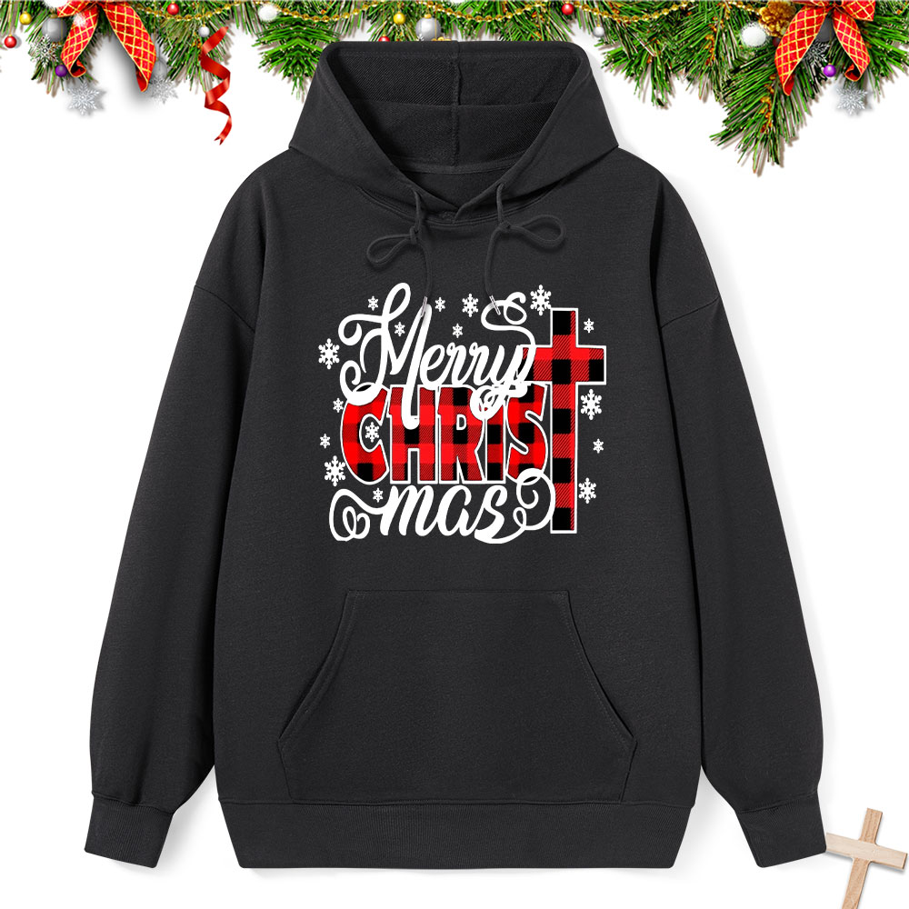 Merry Christ Mas Classic Christian Hoodie