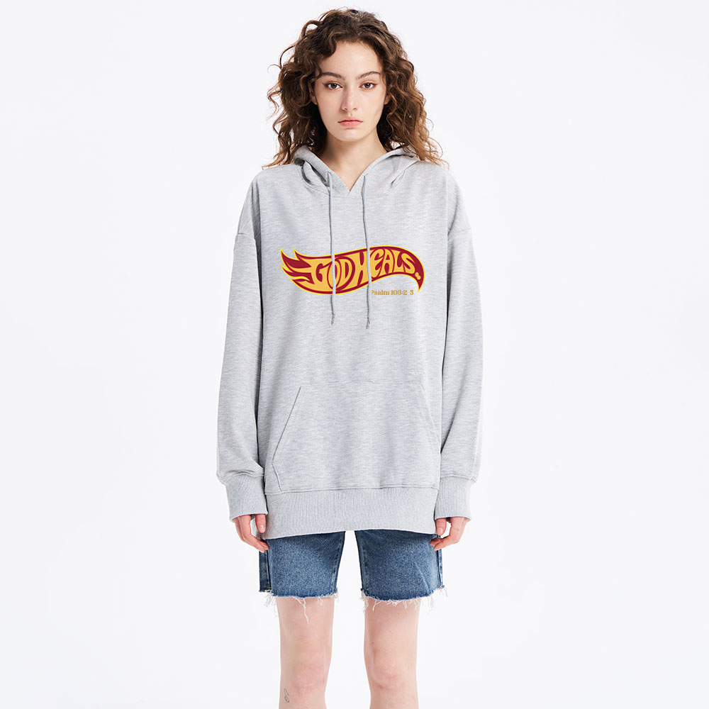 God Heals Classic Christian Hoodie