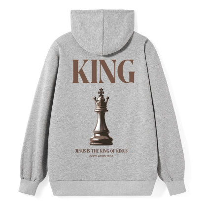 Jesus Is The King Of Kings Classic Christian Hoodie