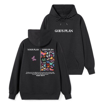 Your Plan And God's Plan Classic Christian Hoodie