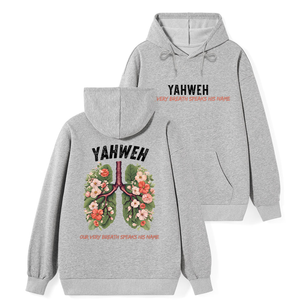Yahweh Leaf Flower Lung Classic Christian Hoodie