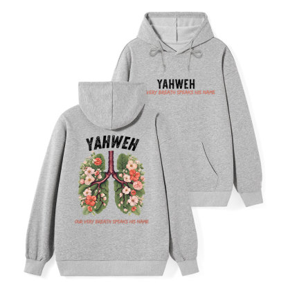 Yahweh Leaf Flower Lung Classic Christian Hoodie