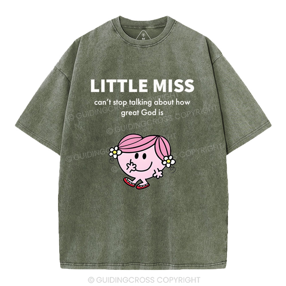 Little Miss Christian Washed T-Shirt