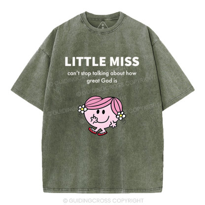 Little Miss Christian Washed T-Shirt