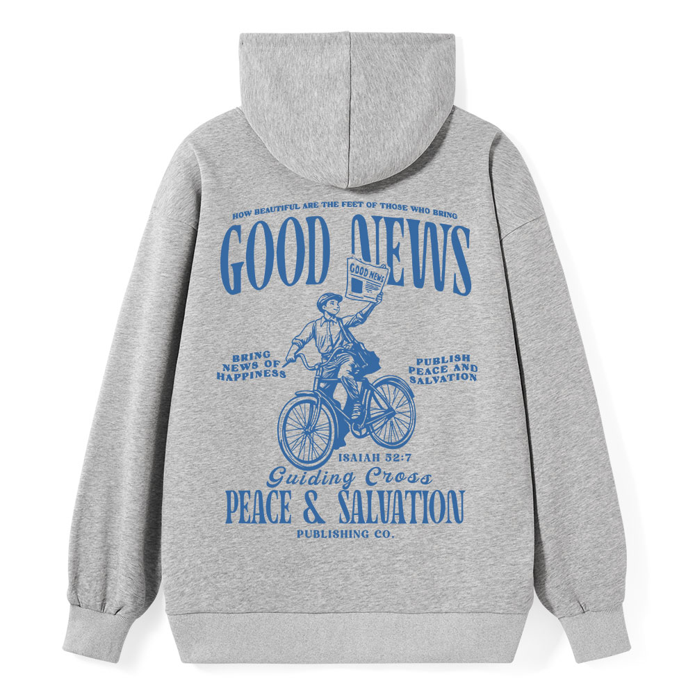 Good News Classic Christian Hoodie Sale - GuidingCross
