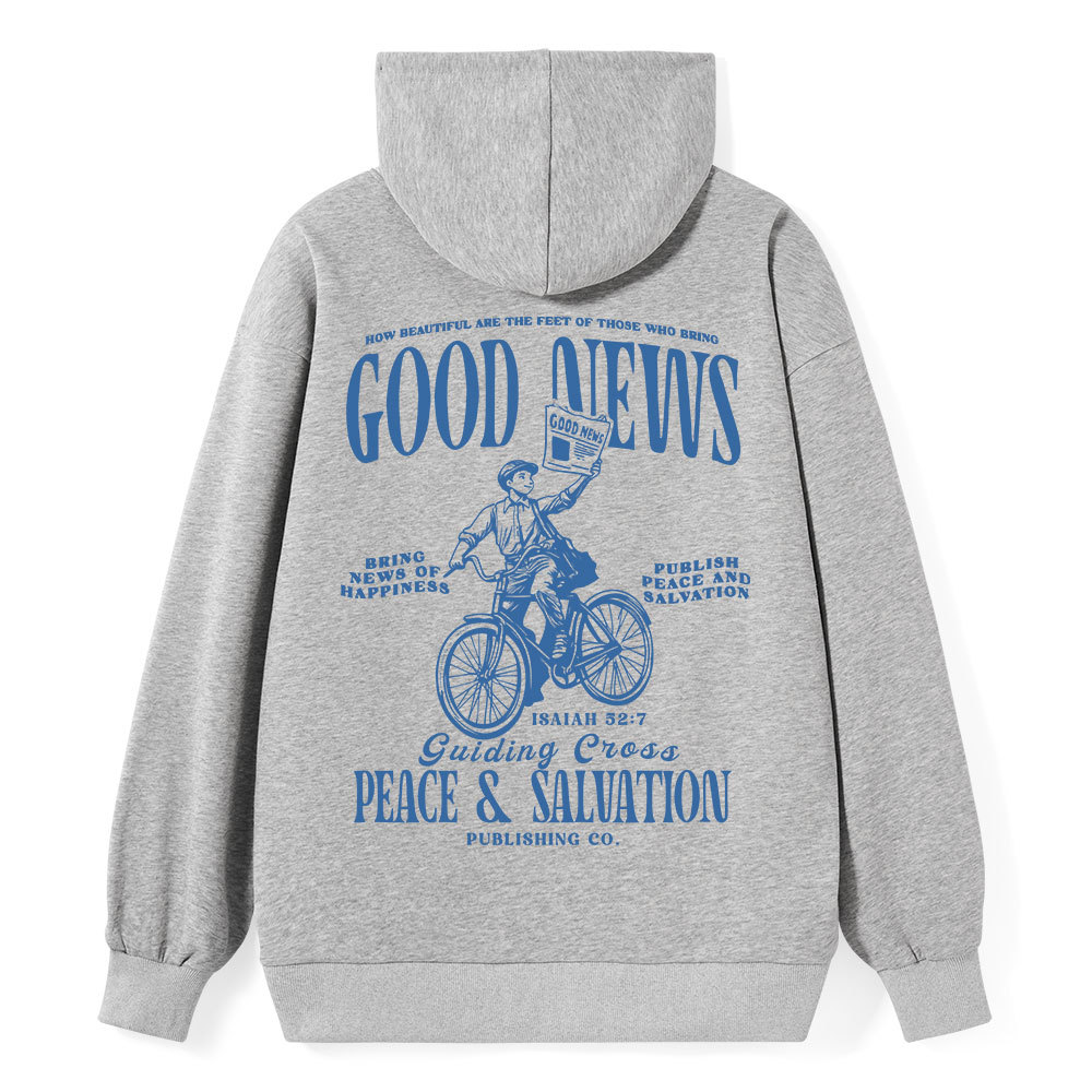 Good News Classic Christian Hoodie Sale - GuidingCross