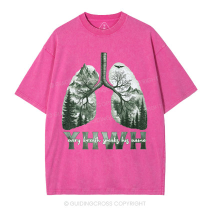 YHWH Nature Outdoors Christian Washed T-Shirt