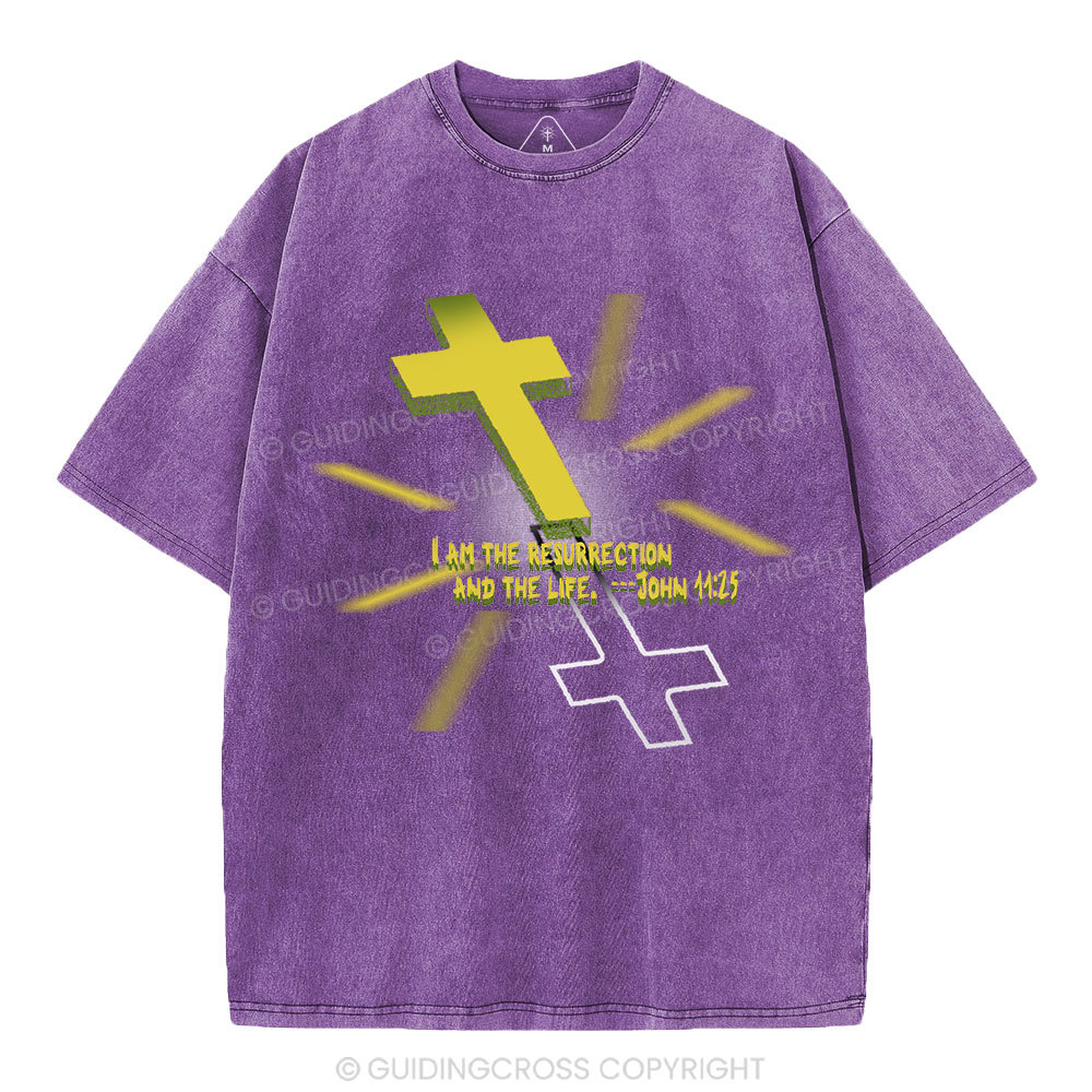The Lord Is My Strength And Shield Christian Washed T-Shirt Sale - GuidingCross