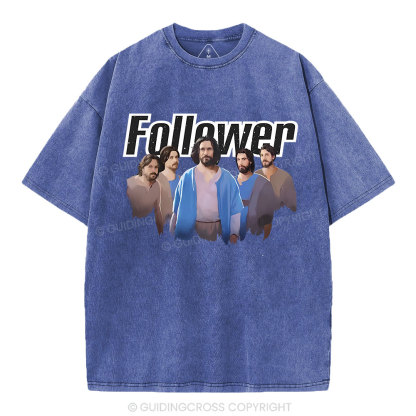 Follower Christian Washed T-Shirt