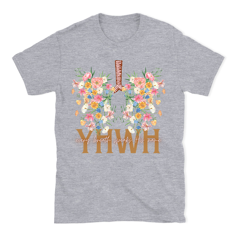 YHWH Floral Christian T-Shirt