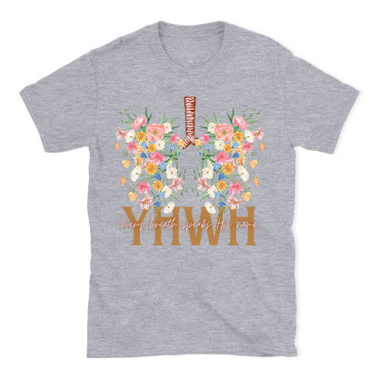 YHWH Floral Christian T-Shirt