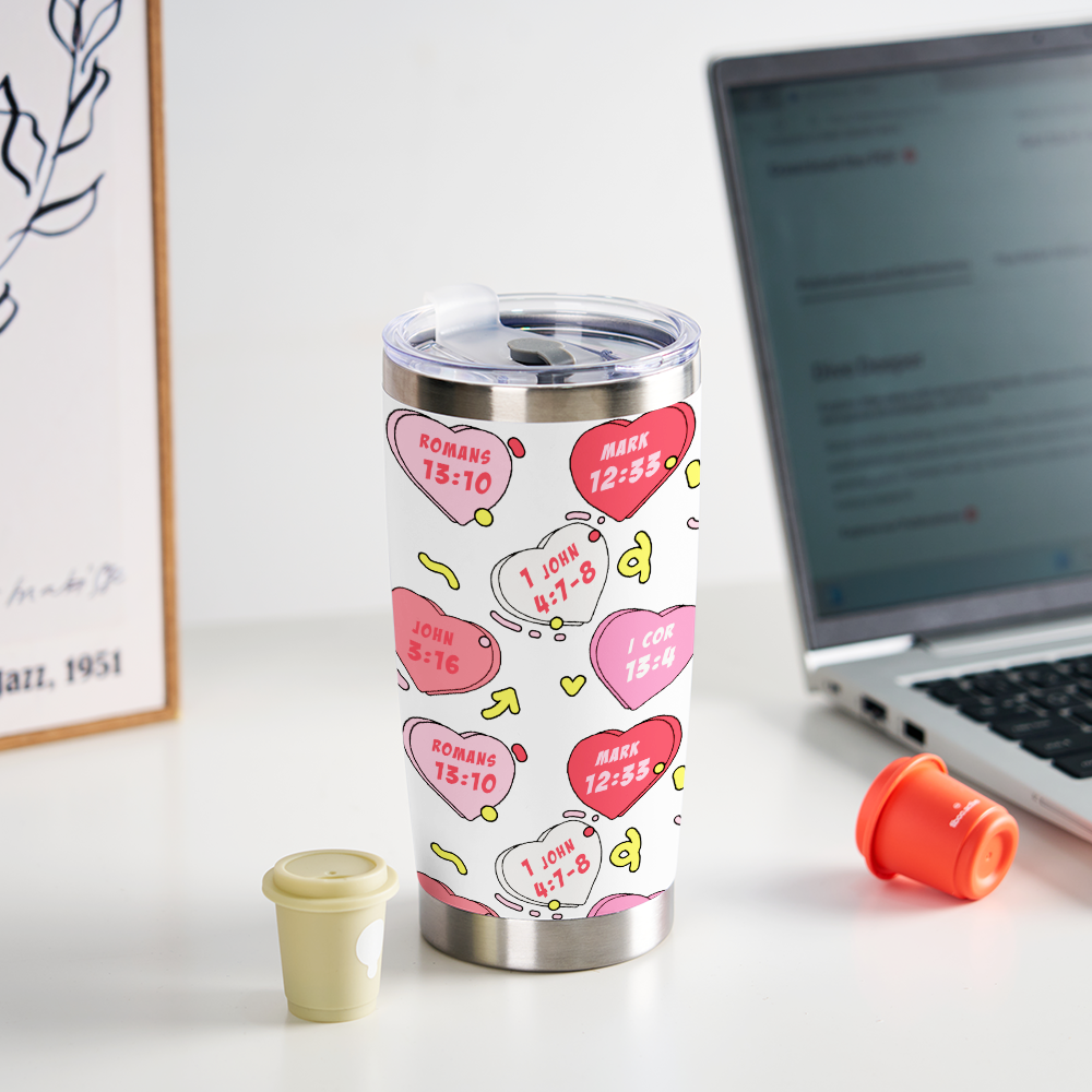 Personalized Cross Tumbler