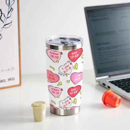 Personalized Cross Tumbler