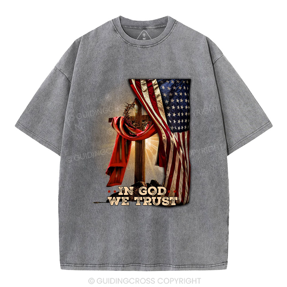 In God We Trust Christian Washed T-Shirt