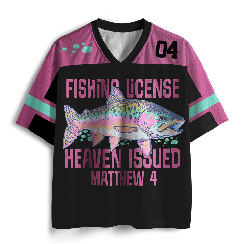 He Called Me To Fish Christian Mesh Jersey