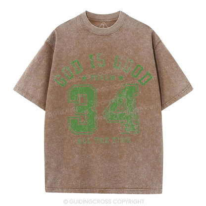 God Is Good Christian Washed T-Shirt
