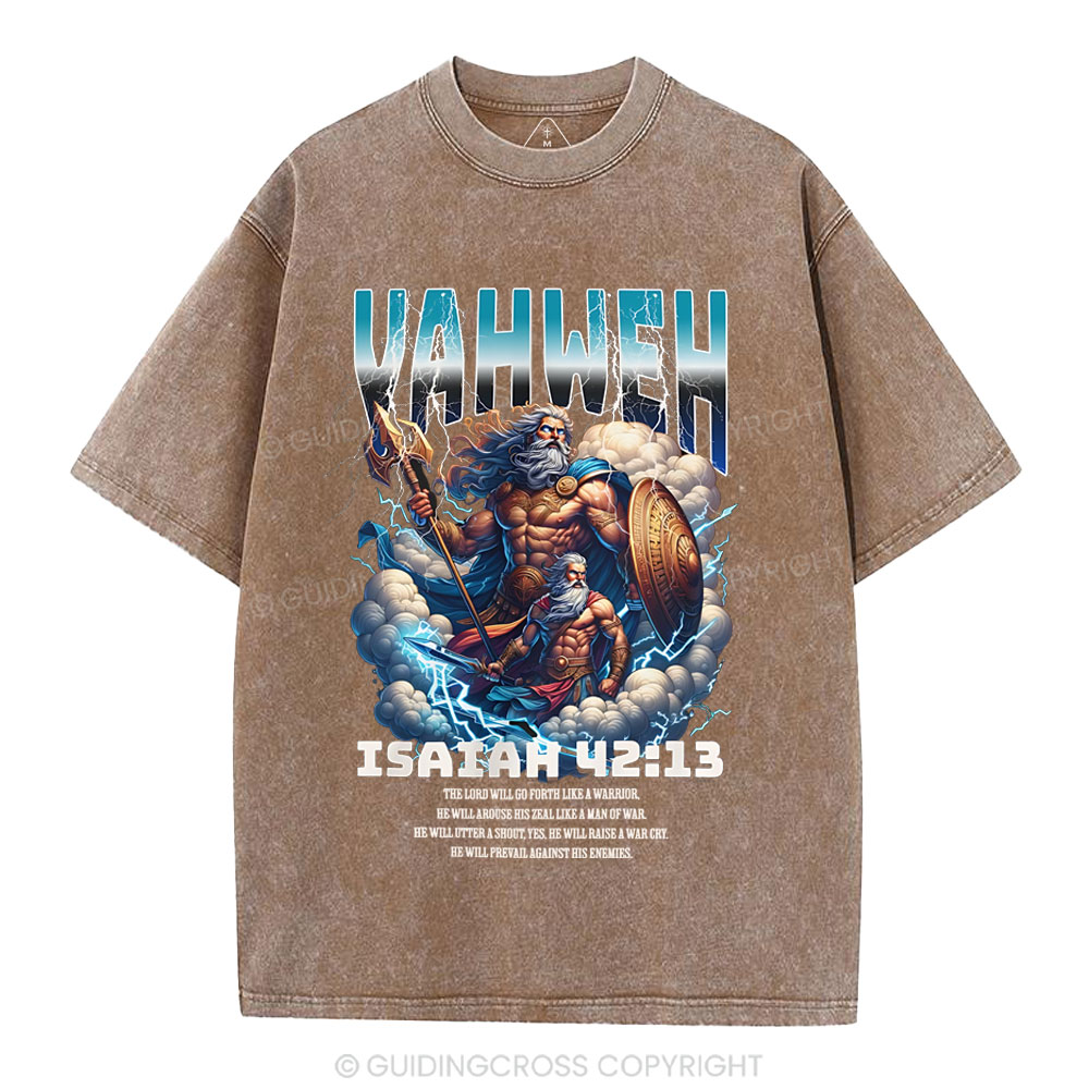 Yahweh Christian Washed T-Shirt