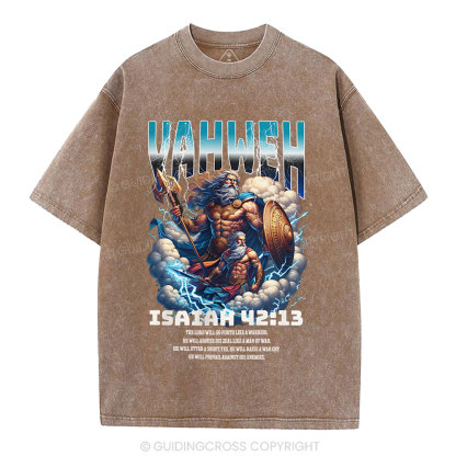 Yahweh Christian Washed T-Shirt