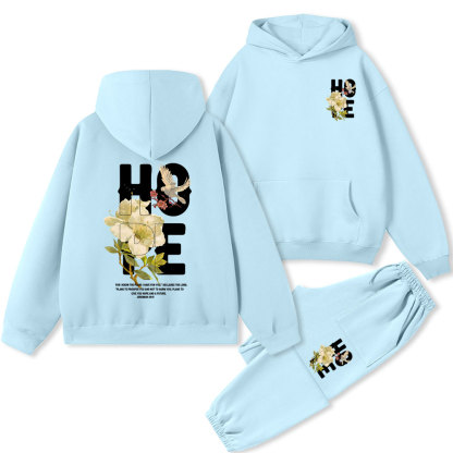 The Hope Christian Fleece Hoodie Set