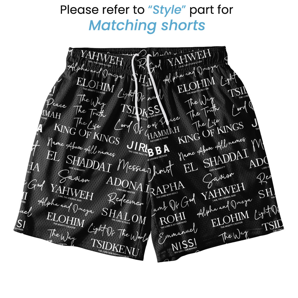 Jesus Is King Christian Black Mesh Jersey