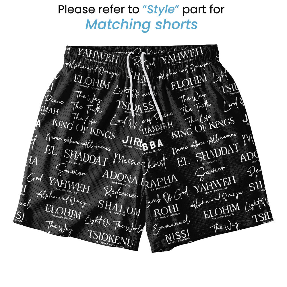 Jesus Is King Christian Black Mesh Jersey