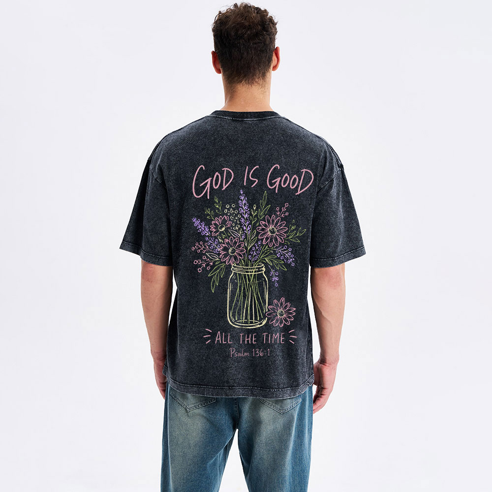 New-Sample Christian Washed T-Shirt双面原件31.95 Sale - GuidingCross