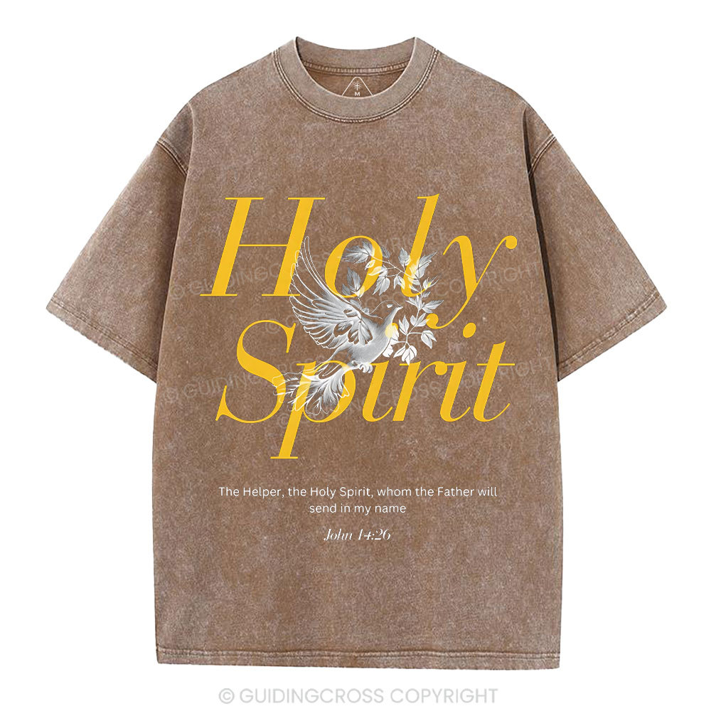 Holy Spirit Christian Washed T-Shirt
