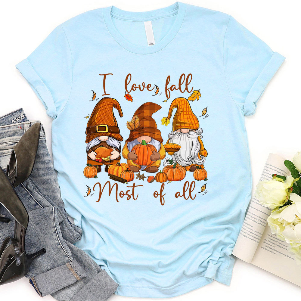 I Love Fall Most Of All Christian T-Shirt
