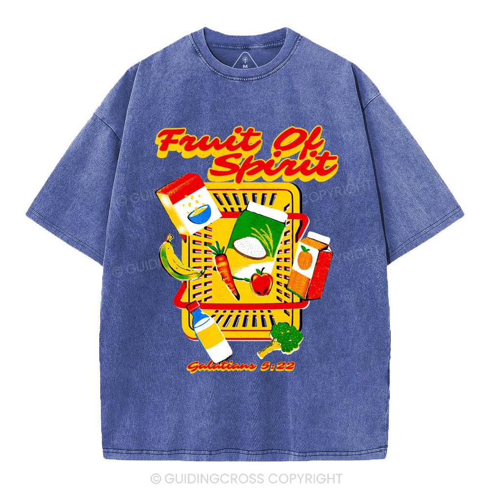 Fruit Of The Spirit Christian Washed T-Shirt