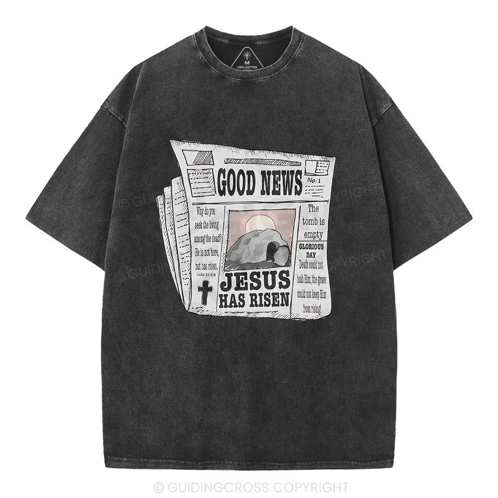 Good News  Christian Washed T-Shirt