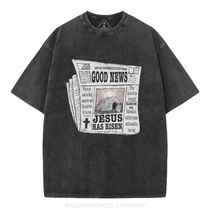 Good News  Christian Washed T-Shirt