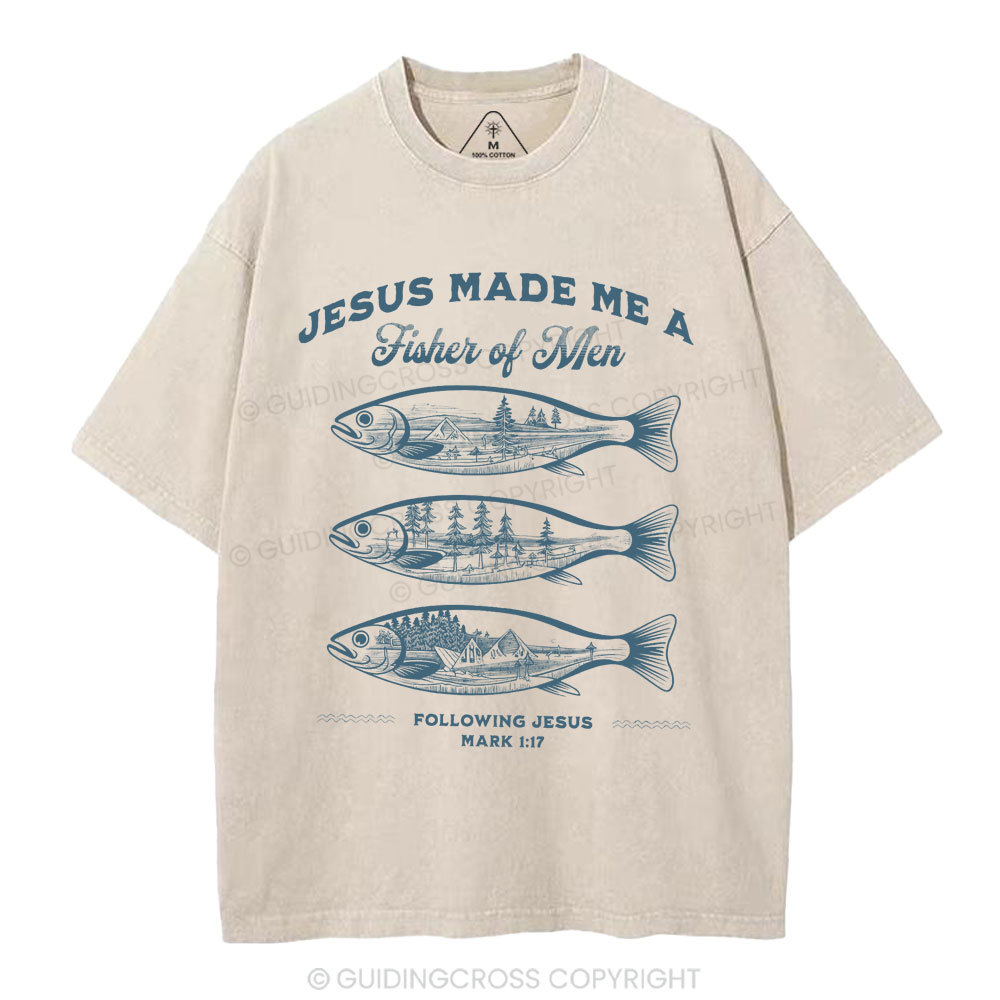 Fisher Of Men Christian Washed T-Shirt