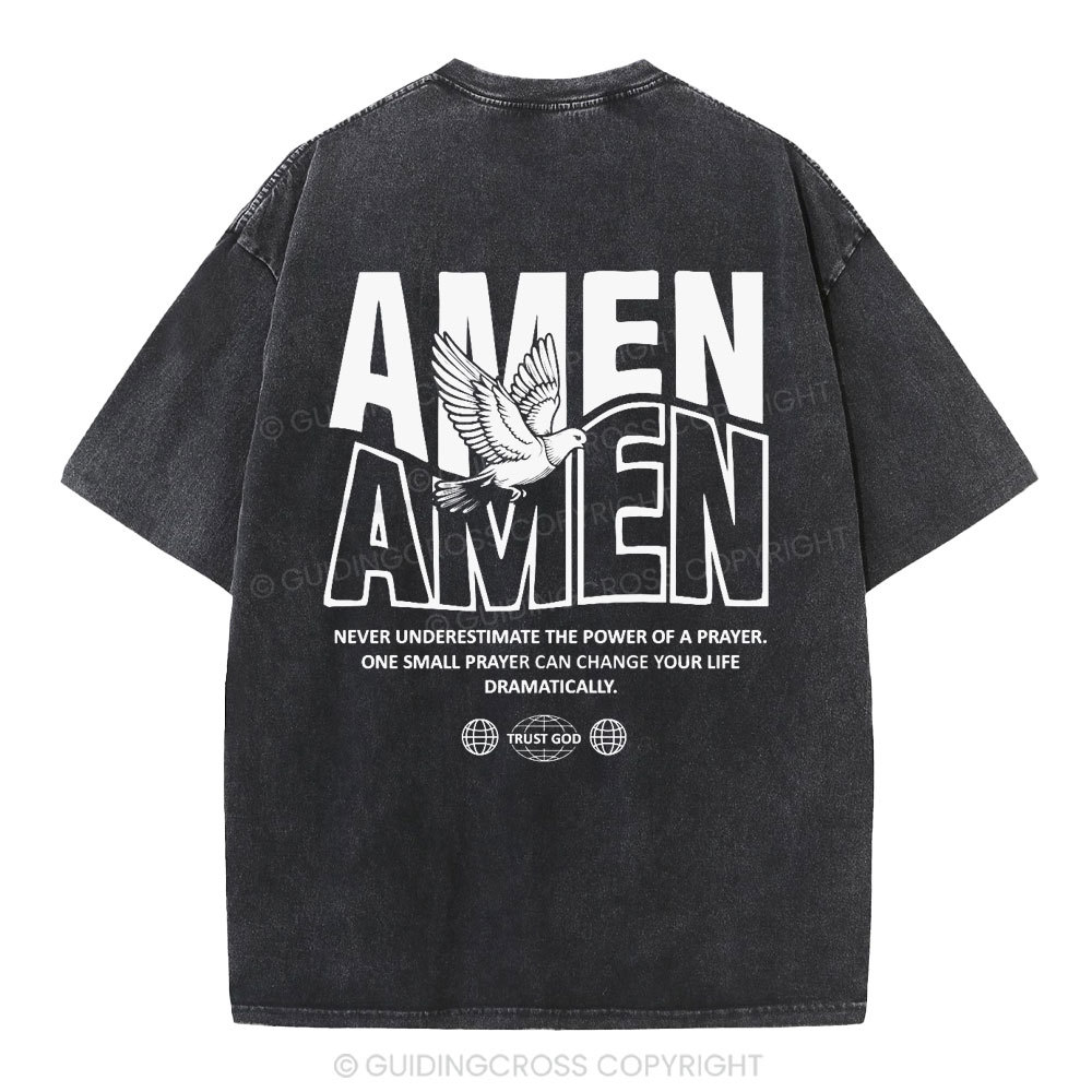Amen Christian Washed T-Shirt