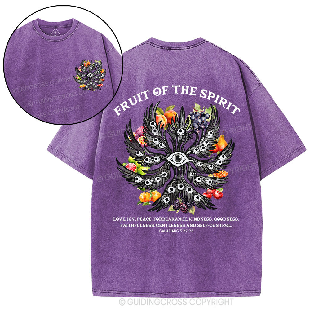 Fruit Of The Spirit Christian Washed T-Shirt