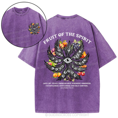 Fruit Of The Spirit Christian Washed T-Shirt