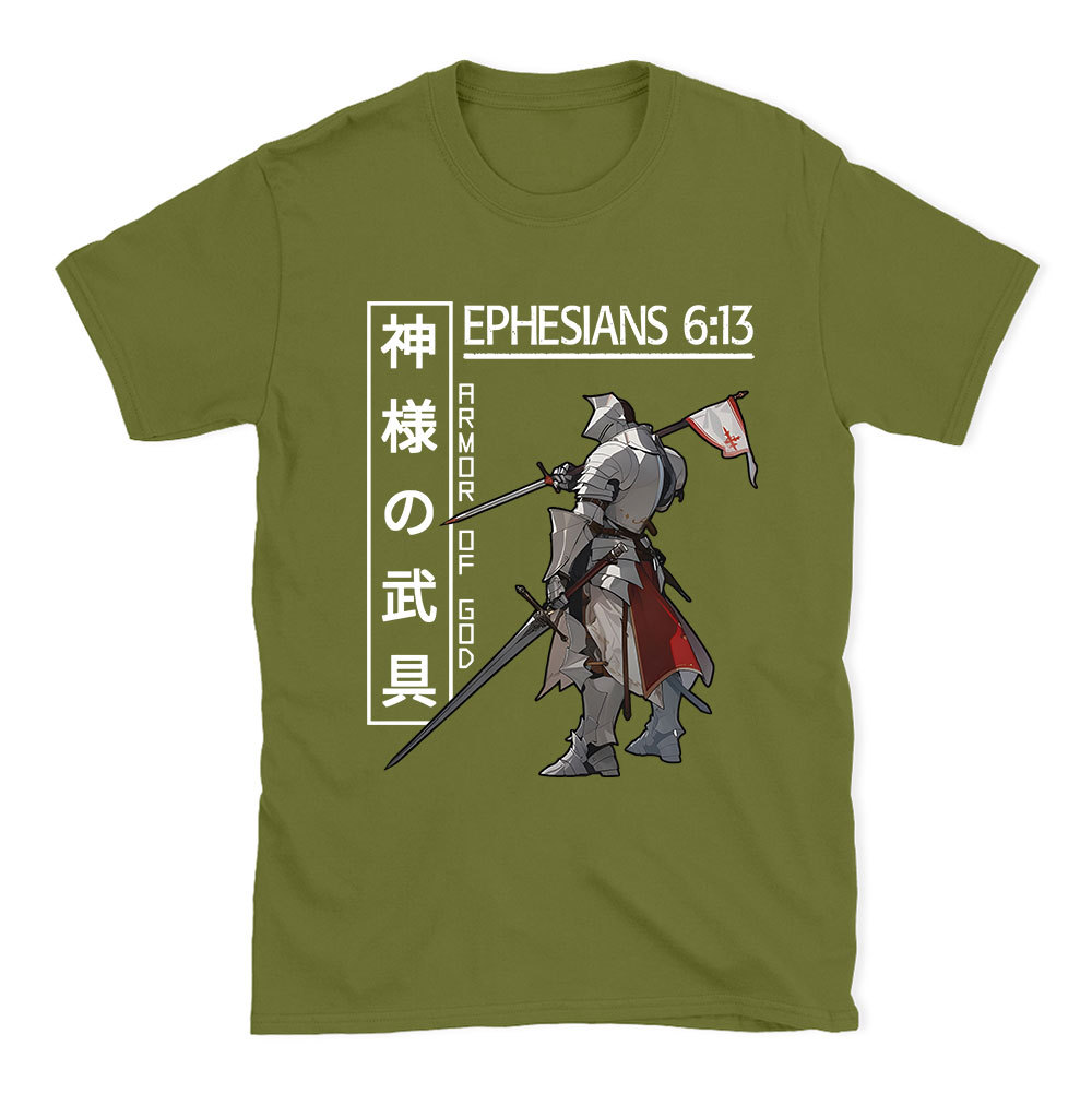 Armor Of God Anime Christian T-Shirt