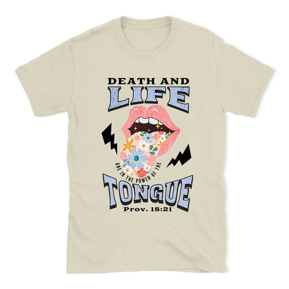 Death And Life Tongue Christian T-Shirt
