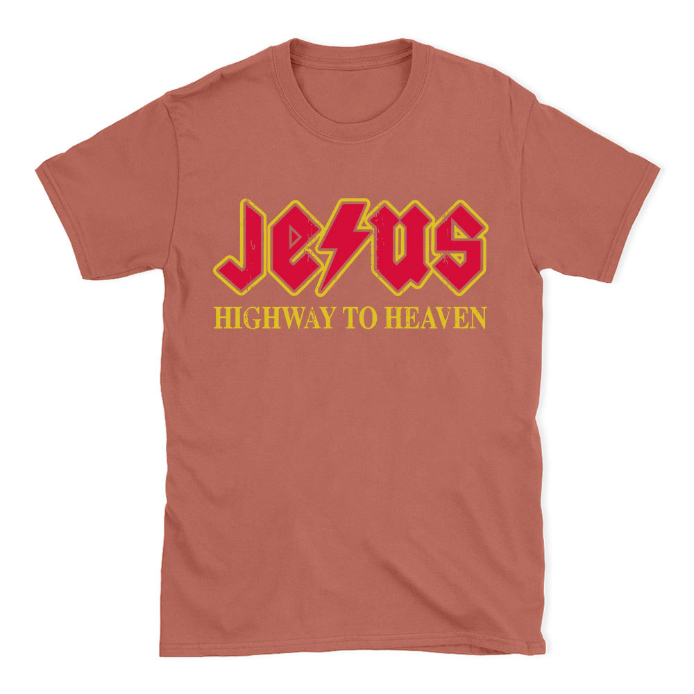 Jesus Highway To Heaven Christian T-Shirt