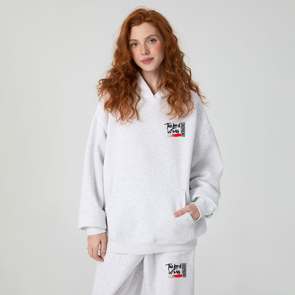 The Lord Is My Shepherd Christian Fleece Hoodie Set