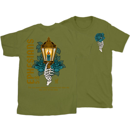 For You Were Formerly Darkness Christian T-Shirt