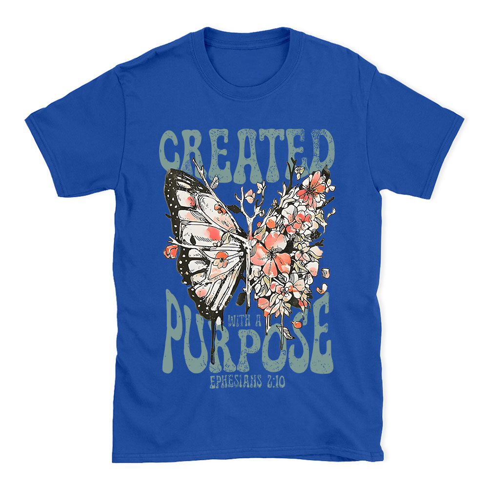 Created With A Purpose Christian T-Shirt
