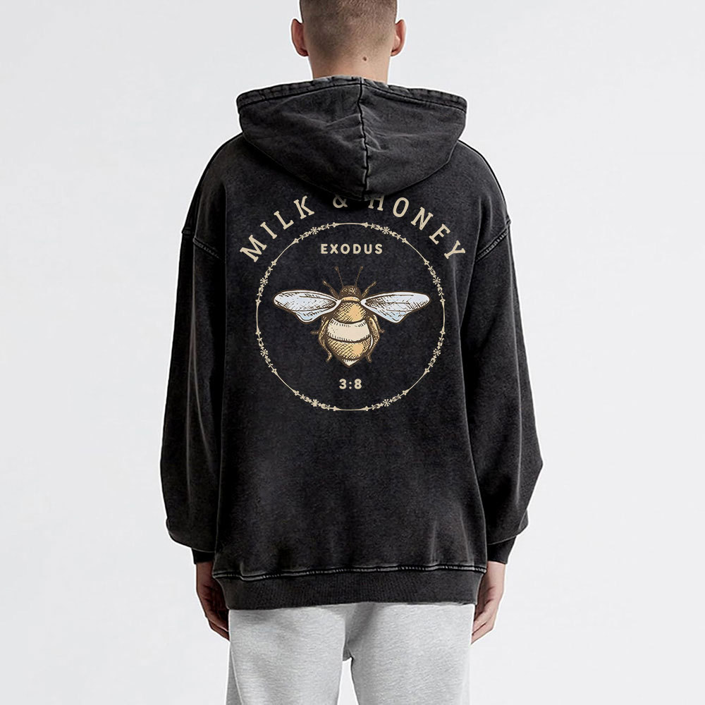 Milk And Honey Christian Washed Hoodie