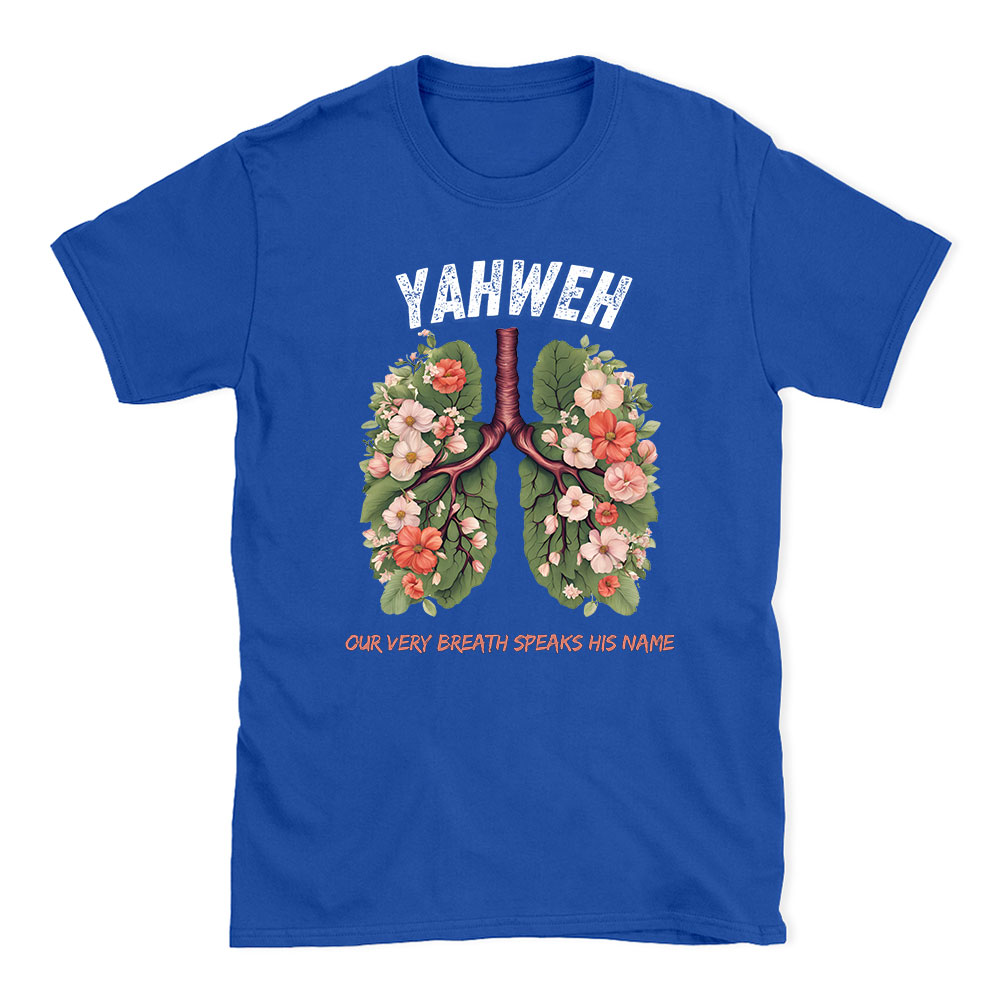 Yahweh Leaf Flower Lung Christian T-Shirt